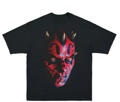 DARTH MAUL ON A SHAKA SUPERMAX HEAVYWEIGHT GARMET DYED T SHIRT