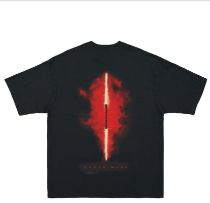 DARTH MAUL ON A SHAKA SUPERMAX HEAVYWEIGHT GARMET DYED T SHIRT