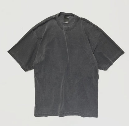 SHAKA HEAVYWEIGHT GARMET DYED SHADOW GREY "CLICK TO CUSTOMIZE" "UPLOAD IMAGES"