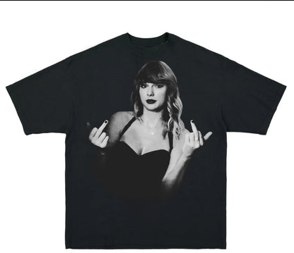 TAYLOR SWIFT F@$K YOU ON SHAKA HEAVYWEIGHT GARMET DYED T SHIRT