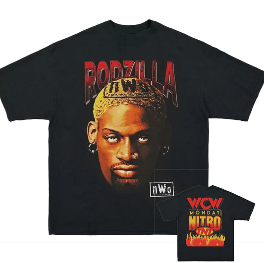 RODZILLA NWO MODERN T SHIRT ON SHAKA HEAVYWEIGHT