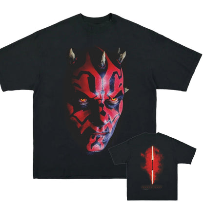 DARTH MAUL ON A SHAKA SUPERMAX HEAVYWEIGHT GARMET DYED T SHIRT