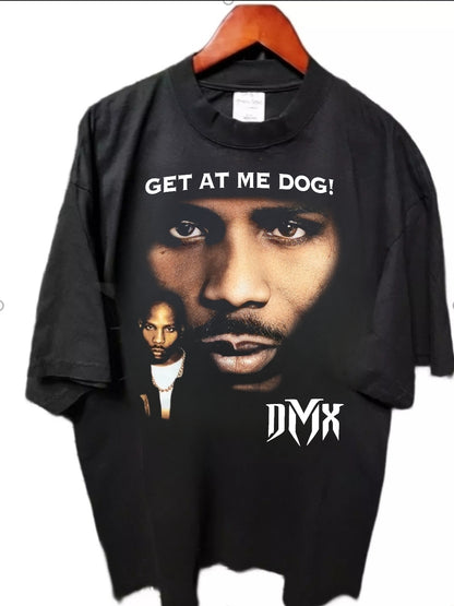 DMX GET AT ME DOG ON SHAKA HEAVYWEIGHT GARMET DYED T SHIRT