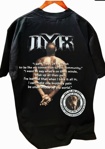 DMX GET AT ME DOG ON SHAKA HEAVYWEIGHT GARMET DYED T SHIRT