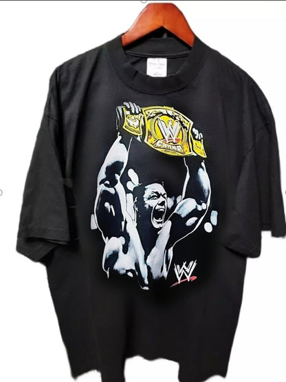 JOHN CENA MODERN 2006 WWE CHAMP T SHIRT ON SHAKA HEAVY GARMET DYED WANTED"WRESTLING