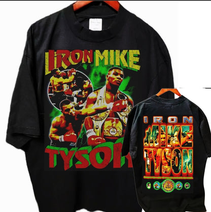 MIKE TYSON ON SHAKA HEAVYWEIGHT GARMET DYED T SHIRT " MODERN
