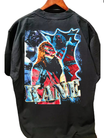 KANE IN SHAKA HEAVYWEIGHT GARMET DYED T SHIRT " MODERN WRESTLING