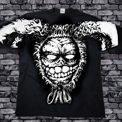 WHITE ZOMBIE CUSTOM ON SHAKA HEAVY GARMET DYED T SHIRT
