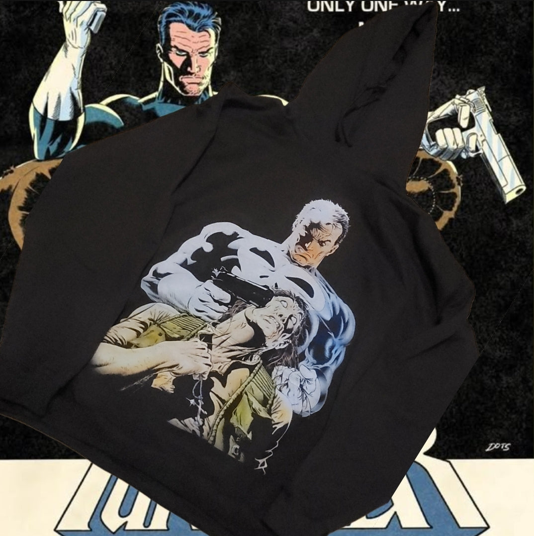 SZ XL(TAG SAYS 2XL BUT THESE RUN A SIZE SMALL) DARK CHOCOLATE PUNISHER