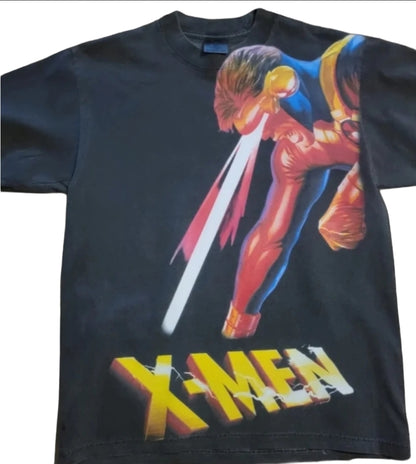 CYCLOPS X MEN ON SHAKA HEAVYWEIGHT GARMET DYED T SHIRT