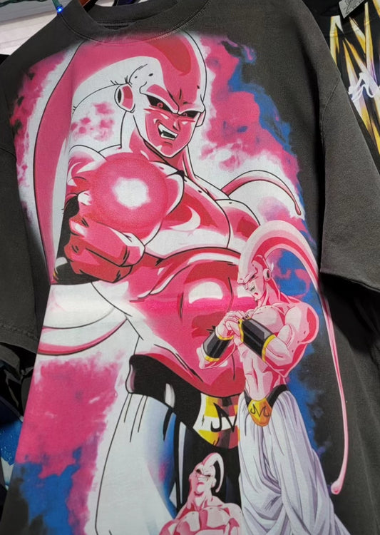 Majin Buu ON SHAKA HEAVY GARMET DYED "BIG PRINT