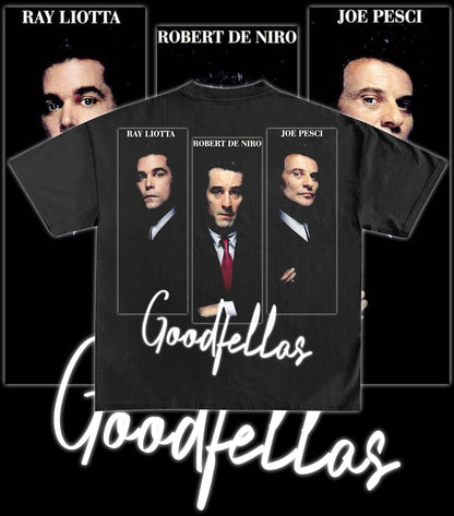 GOODFELLAS ON SHAKA HEAVYWEIGHT GARMET DYED T SHIRT "MOVIE"