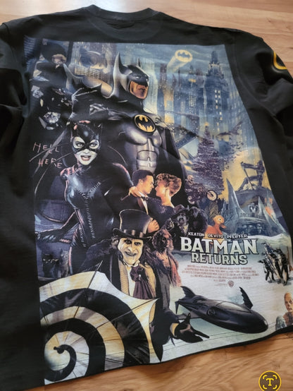 BATMAN LONG SLEEVE ON SHAKA HEAVYWEIGHT SHIRT "MOVIE"