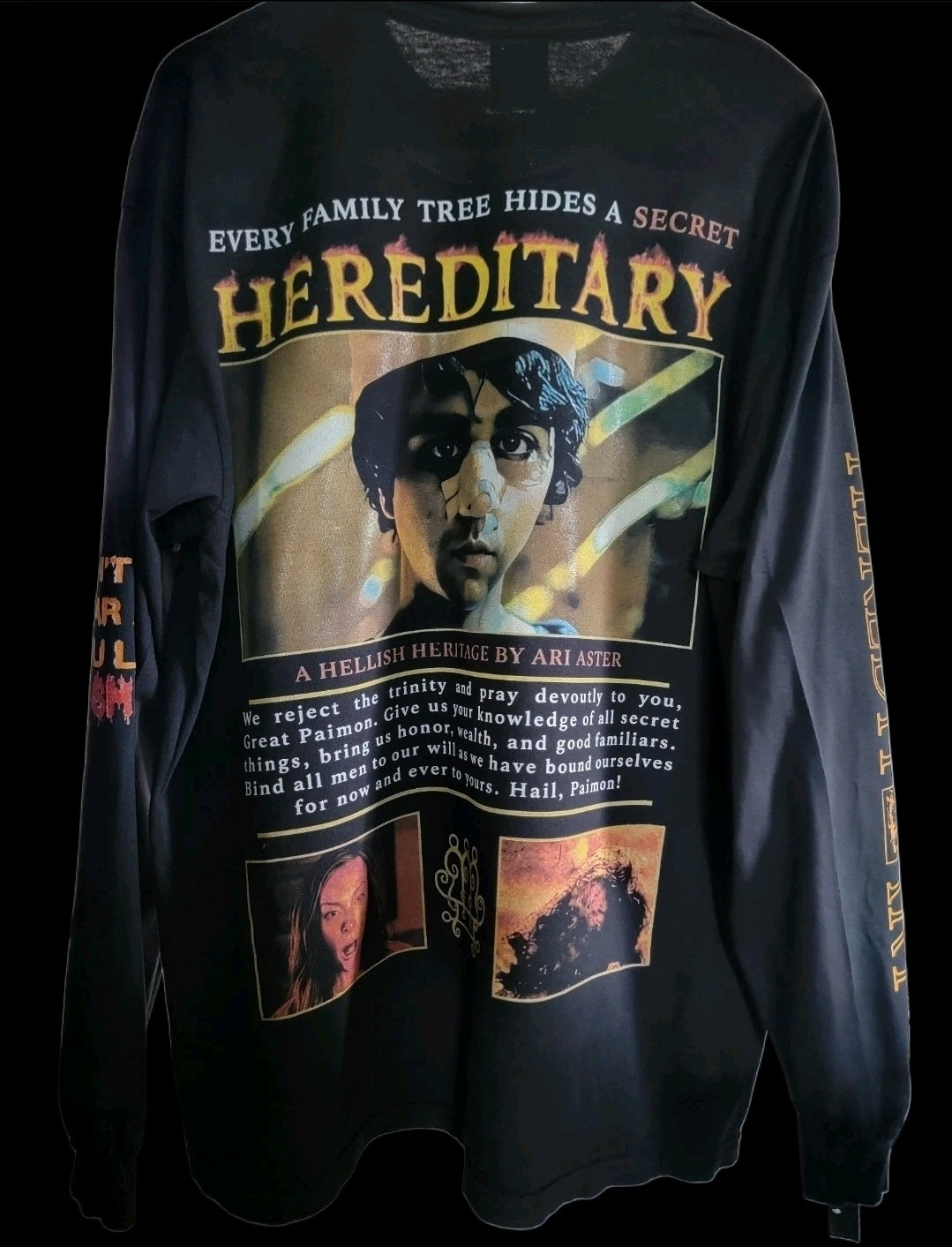 Hereditary long sleeve shirt - back