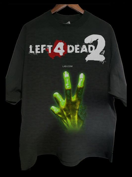 2009 Left 4 Dead 2 heavyweight t-shirt front