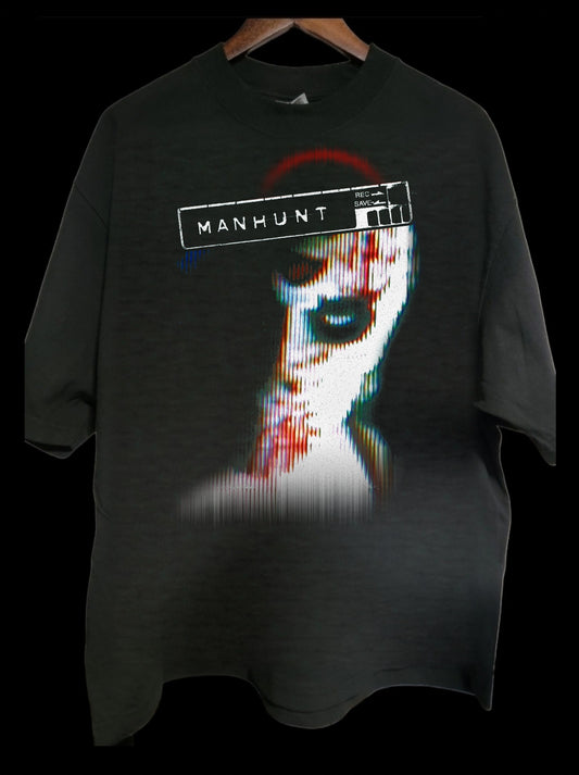 Manhunt Shaka Heavyweight Tee Modern - black