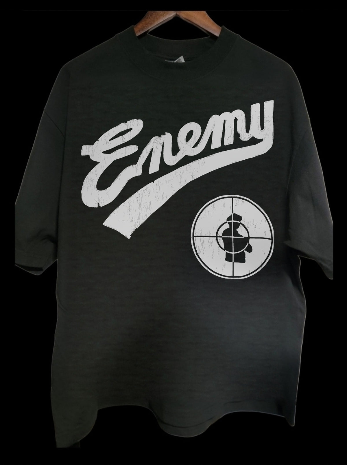 1991 Public Enemy Crosshair Rare T-Shirt Modern