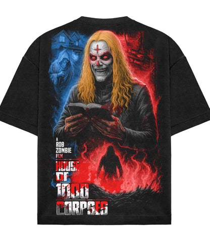 HOUSE OF 1000 CORPSES ON SHAKA HEAVYWEIGHT GARMET DYED T SHIRT "Horror"