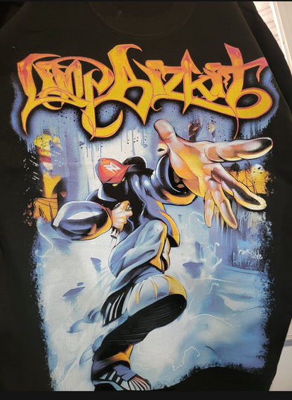 LIMPBIZKIT ON SHAKA HEAVYWEIGHT GARMET DYED T SHIRT