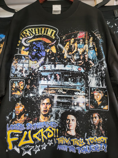 TURNBULL AC ON SHAKA HEAVYWEIGHT GARMET DYED T SHIRT " MOVIES WARRIORS