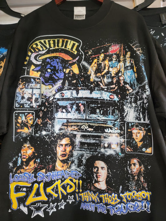 TURNBULL AC ON SHAKA HEAVYWEIGHT GARMET DYED T SHIRT " MOVIES WARRIORS