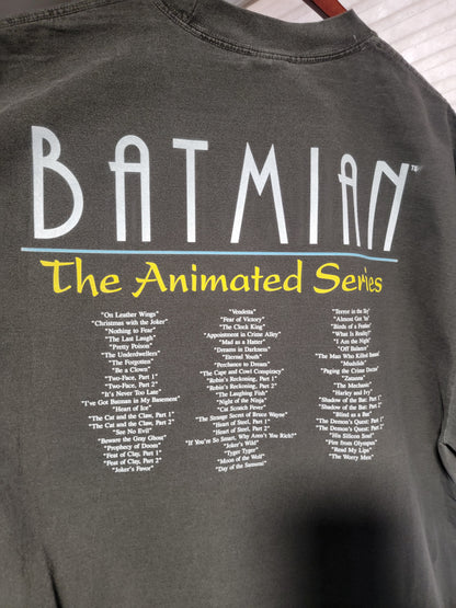 Batman animated series ON SHAKA HEAVY GARMET DYED T