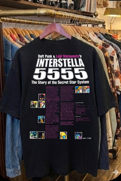 DAFT PUNK Interstella On SHAKA HEAVYWEIGHT GARMET SHIRT "MODERN"