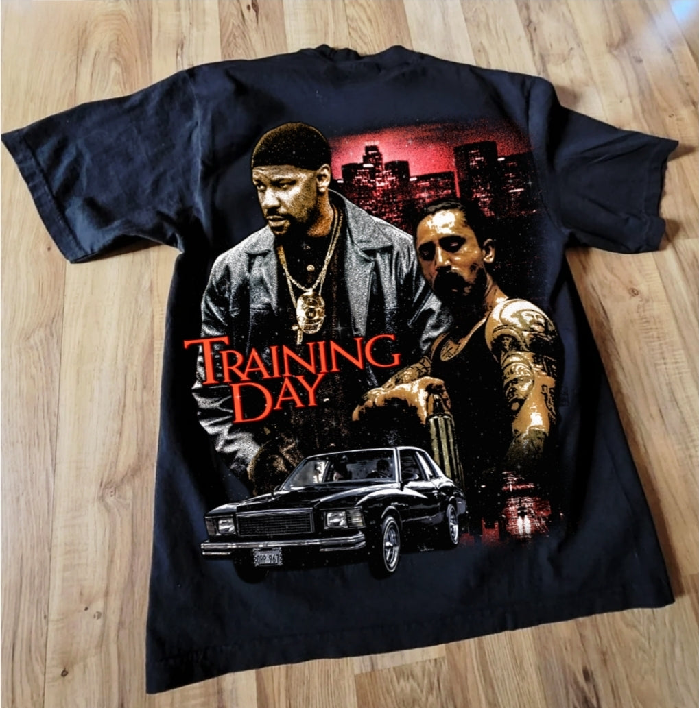 TRAINING DAY ON SHAKA HEAVYWEIGHT GARMET DYED T SHIRT (movie