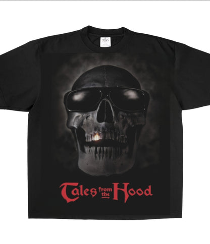 TALES FROM THE HOOD ON SHAKA HEAVYWEIGHT GARMET DYED T SHIRT "HORROR"
