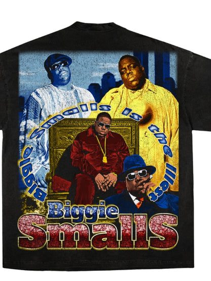 NOTORIOUS B.I.G  ON SHAKA HEAVYWEIGHT GARMET DYED T SHIRT