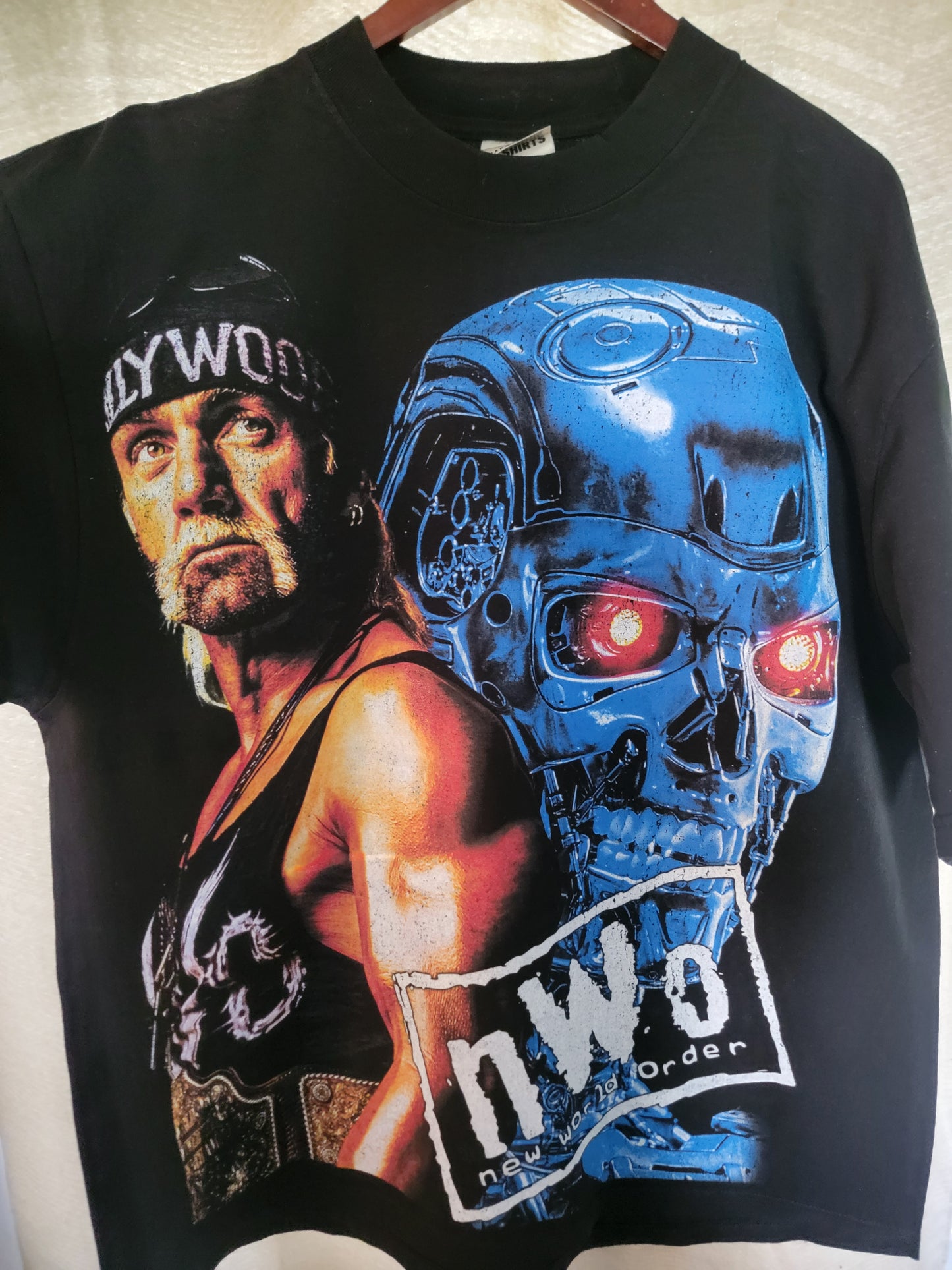 HOLLYWOOD HOGAN NWO TERMINATOR (FRONT & Back PRINT)