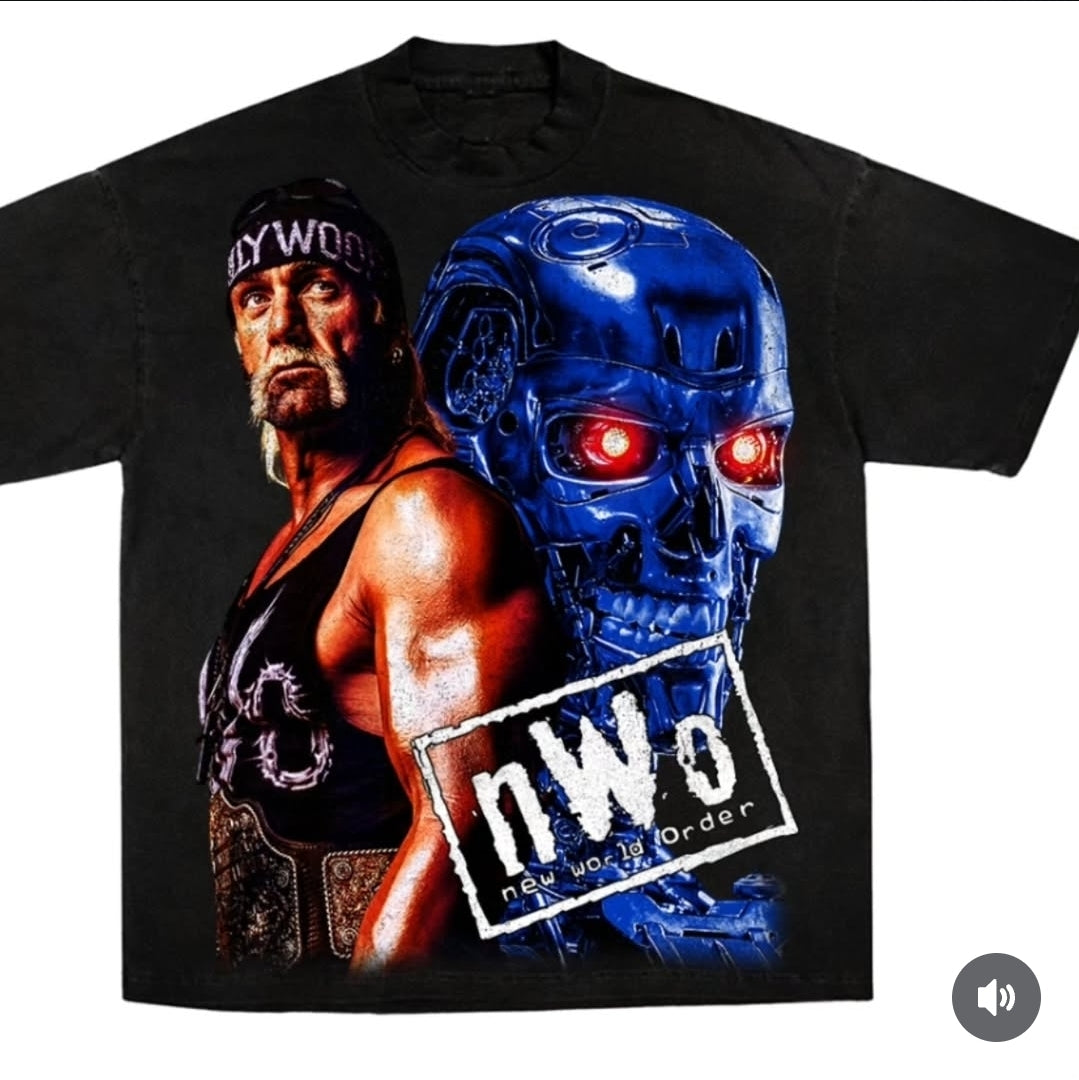 HOLLYWOOD HOGAN NWO TERMINATOR (FRONT PRINT)