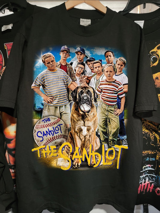 SANDLOT ON SHAKA HEAVYWEIGHT GARMET DYED T SHIRT