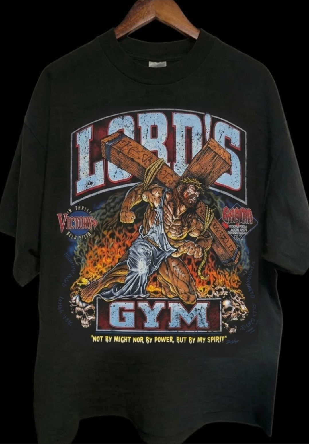 1990s LORDS GYM ON SHAKA HEAVYWEIGHT T SHIRT "MODERN