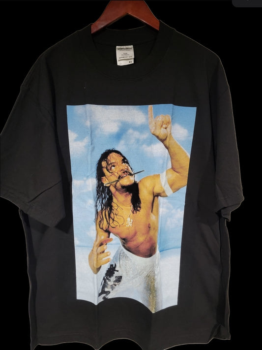 SABU ON SHAKA HEAVYWEIGHT GARMETDYEDTSHIRT "wrestling