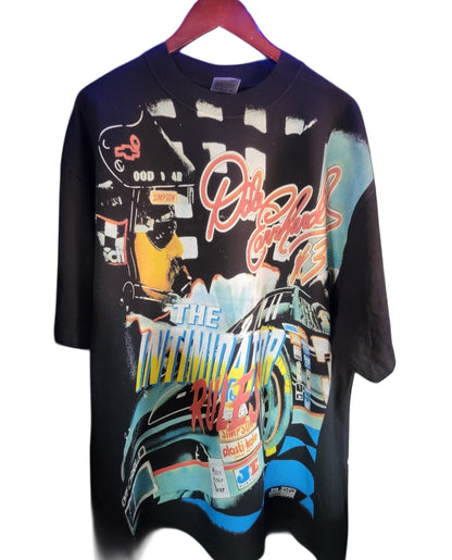 DALE ERNHARDT INTIMIDATOR RULES ON SHAKA HEAVY GARMET DYED T