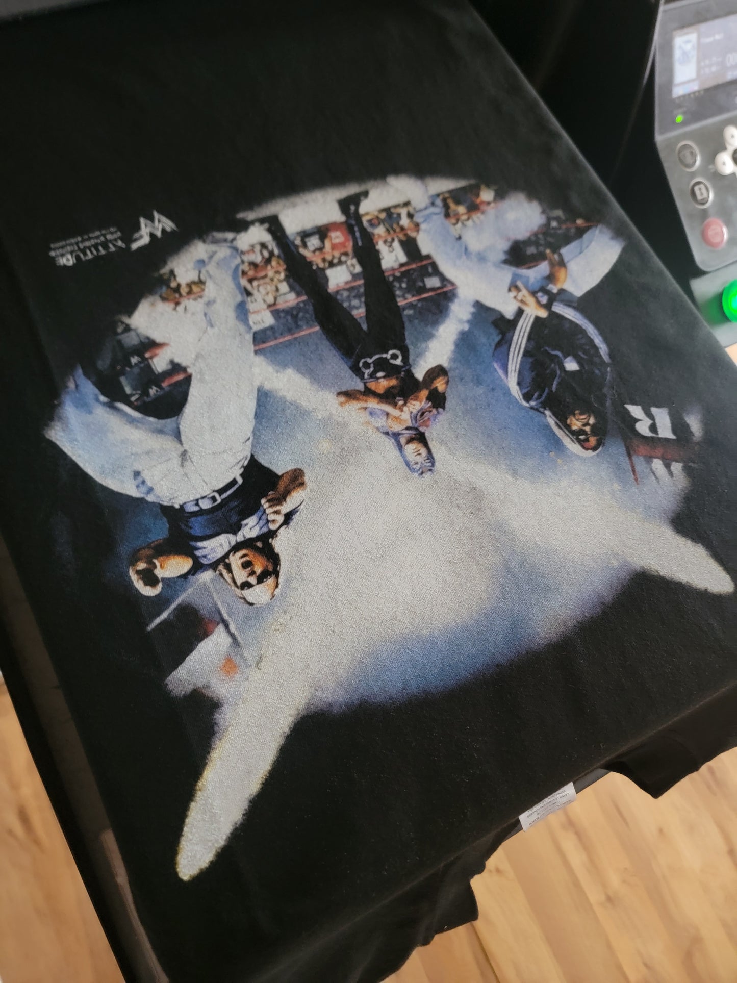 D-generation X on shaka heavyweight garmet dyed t shirt , Wrestling