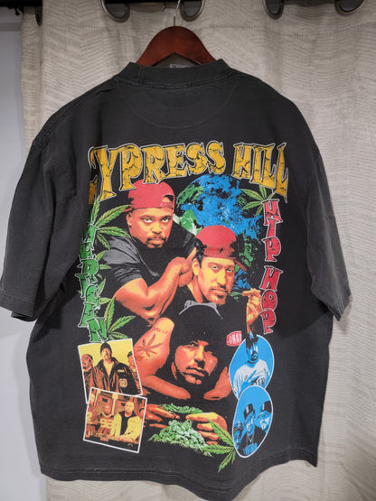 CYPRESS HILL ON SHAKA HEAVYWEIGHT GARMET DYED T SHIRT