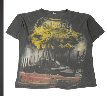 2 shirt bundle sz 4xl jumbo print on shadow grey
