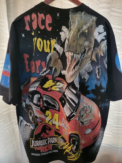 JURASSIC PARK RIDE JEFF GORDON T SHIRT