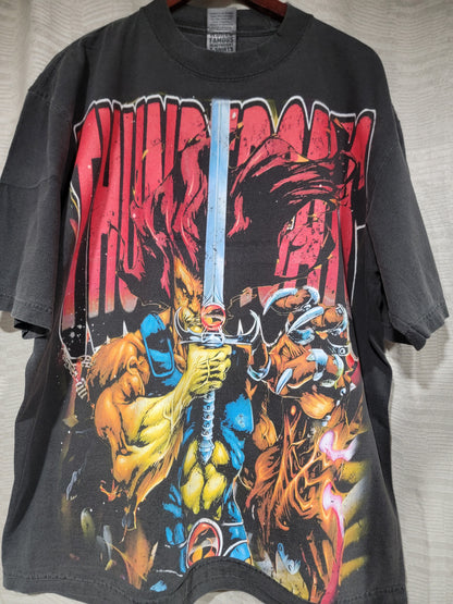 THUNDERCATS ON SHAKA HEAVYWEIGHT GARMET DYED T SHIRT