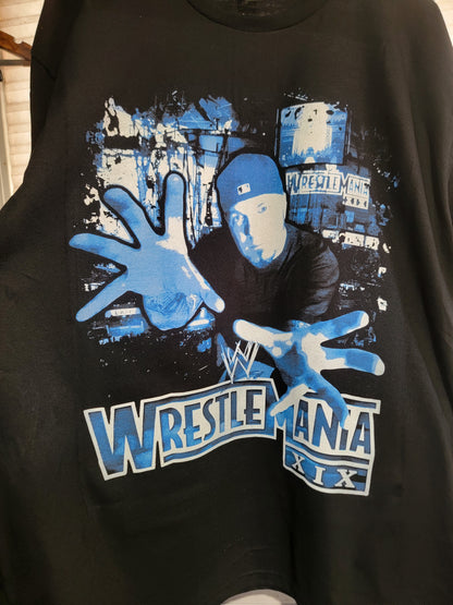 LIMPBIZKIT ROLLIN LIVE WRESTLEMANIA ON SHAKA HEAVYWEIGHT GARMET DYED T SHIRT