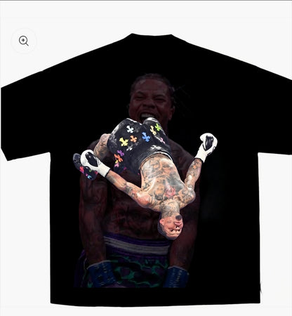 TANK DAVIS ON SHAKA HEAVYWEIGHT GARMET DYED T SHIRT
