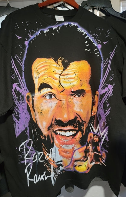 Razor Ramon SHAKA HEAVYWEIGHT GARMET DYED T SHIRT (WRESTLING