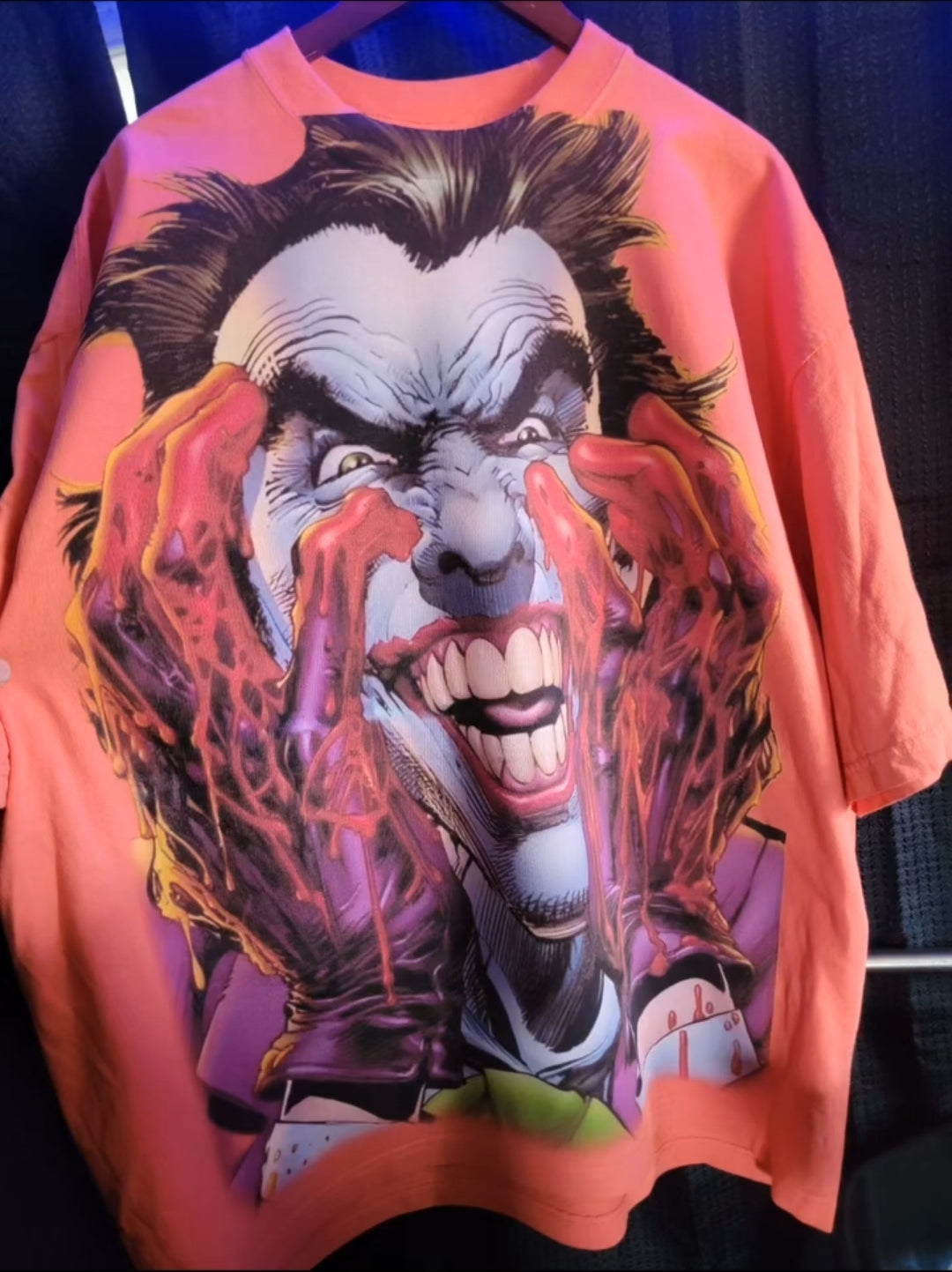 SZ L JOKER ON PEACH DROP SHOULDER