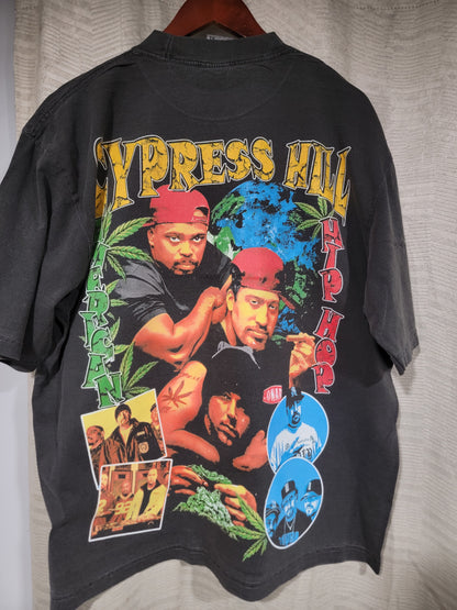 CYPRESS HILL ON SHAKA HEAVYWEIGHT GARMET DYED T SHIRT