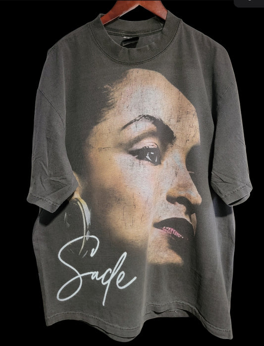 SADE ON SHAKA HEAVYWEIGHT GARMET DYED T SHIRT