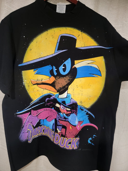DARKWING DUCK ON SHAKA HEAVYWEIGHT GARMET DYED T SHIRT