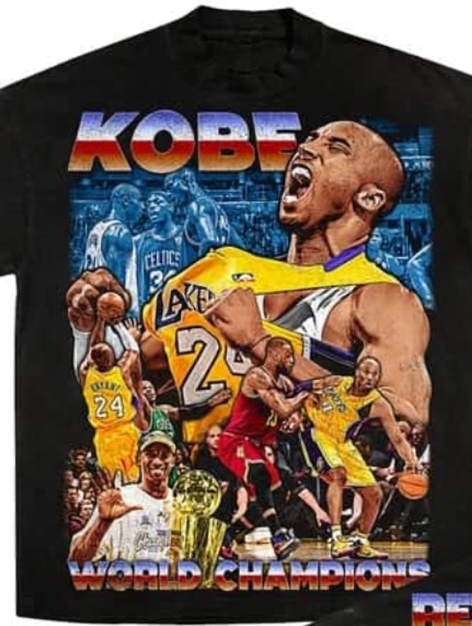 KOBE ON SHAKA HEAVYWEIGHT GARMET DYED T SHIRT
