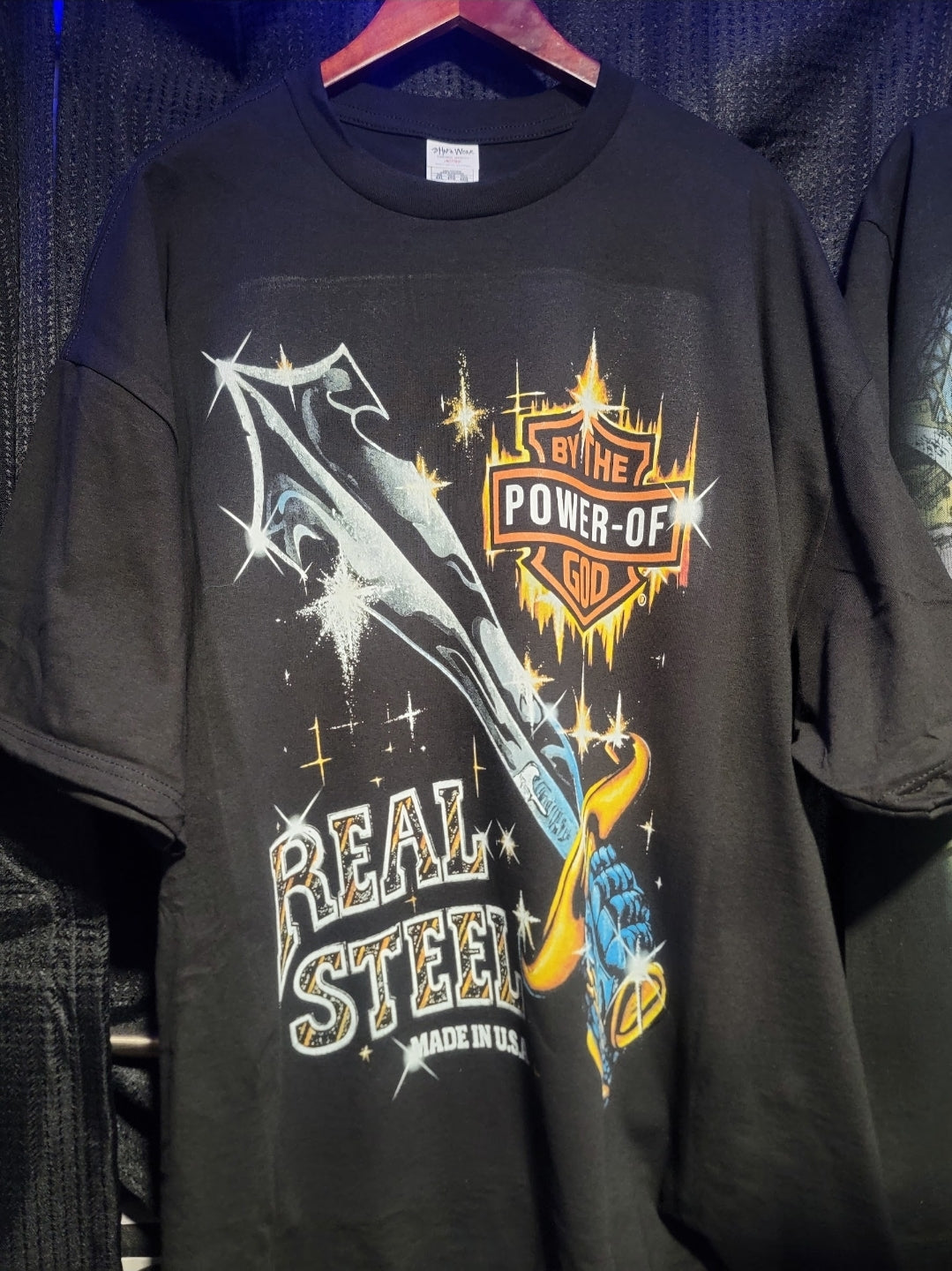 BY THE POWER OF GOD T SHIRT (SWORD)